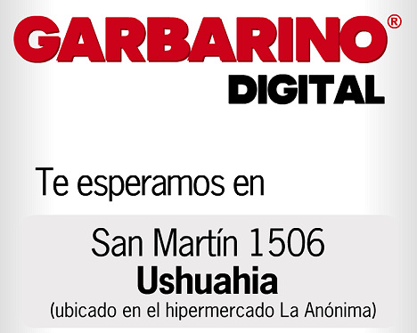 Garbarino no sabe escribir Ushuaia