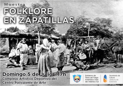 Folklore en Zapatillas realizará una exhibición