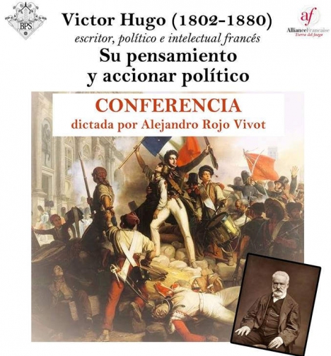 Brindarán una conferencia sobre el pensamiento y accionar político de Víctor Hugo