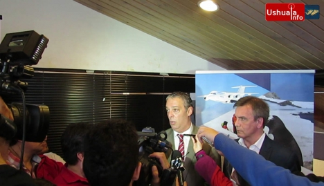 La línea aérea DAP presentó a la prensa su nuevo vuelo Ushuaia Punta Arenas