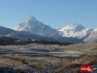 14:10 hs. El sol brilla en una helada tarde