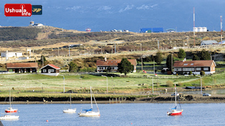 18:23 hs. Después de las nevadas intermitentes la tarde va cayendo bajo el sol