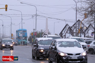 08:47 hs. Lunes bajo la nieve