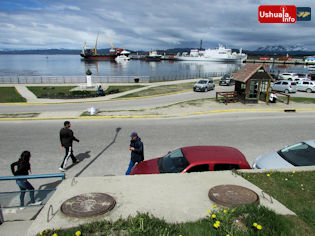 13:38 hs. Frente al muelle de Ushuaia