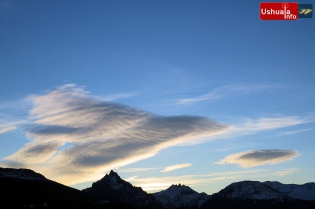 09:13 hs. Las nubes dibujan formas