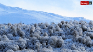 11:05 hs. Después de la nevada el paisaje luce encantador