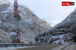 10:57 hs. el mágico paisaje tras la nevada