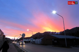 18:50 hs. Mágico atardecer