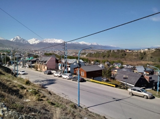 15:36 hs. La ciudad desde la Avenida Alem