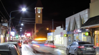 20:43 hs. Centro de Ushuaia