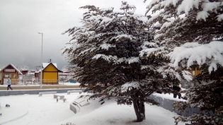 13:16 hs. DÃ­a de nevadas en Ushuaia
