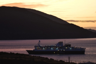 08:03 hs. El Ãºltimo crucero en rada espera el procedimiento de evacuaciÃ³n de sus pasajeros