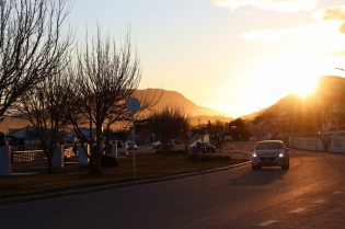 20:05 hs.atardecer dominical en el Fin del Mundo