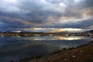 20:48 hs. EsplÃ©ndido atardecer en Ushuaia