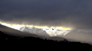 11:38 hs, Desde el sur llega la tormenta de nieve