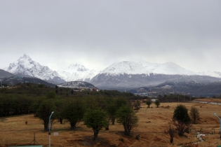 13:37 hs. Volvió la nieve a Ushuaia