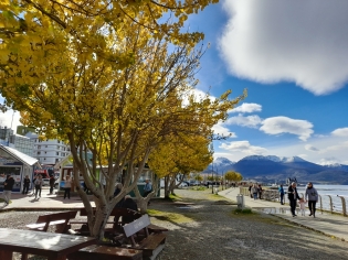 11:59 hs. Mediodía otoñal en Ushuaia