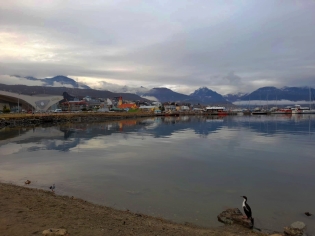 15:36 hs. La tranquilidad de la bahía Ushuaia