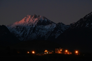 18:06 hs. Mágico atardecer en el Fin del Mundo