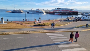 20:45 hs. Temporada de cruceros en Ushuaia