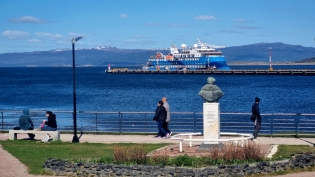 15:06 hs. Primera recalada del crucero Ocean Albatros
