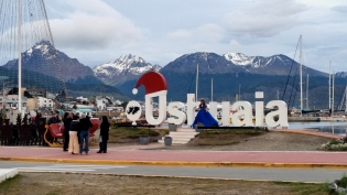 21:22 hs Clima navideño en Ushuaia