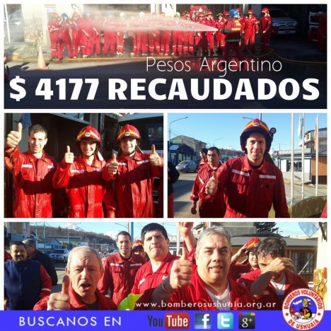 Bomberos Voluntarios de Ushuaia se sumó al Ice Bucket Challenge