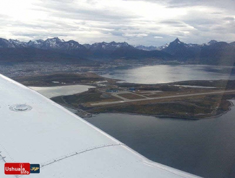 Realizan reparaciones en la pista del Aeropuerto de Ushuaia