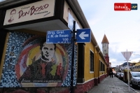 Inauguran mural de Don Bosco en Ushuaia