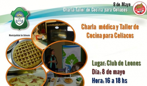 Se realizará una Charla taller sobre celiaquía