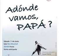 La compañía teatral Théâtre des Hommes presentará la obra "Adónde vamos papá?" 