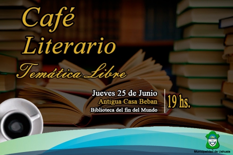 Realizarán un café literario en el marco del Día Nacional del libro