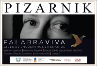 Realizarán un encuentro literario dedicado a Alejandra Pizarnik