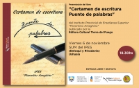 Presentarán el libro Certamen de escritura Puente de Palabras