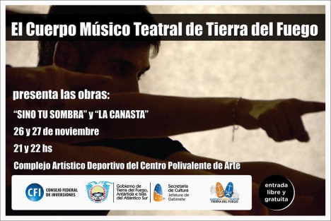 Cambio de lugar en la presentación del Cuerpo Músico Teatral