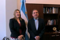 La Gobernadora Bertone y el Ministro Koremblit se reunieron con Lino Barañao