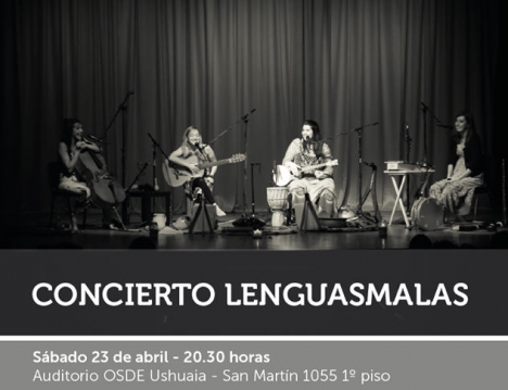 Lenguasmalas brindará un concierto este Sábado