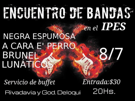 Se llevará a cabo un Encuentro de bandas