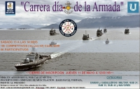 Realizarán una carrera pedestre por el Día de la Armada