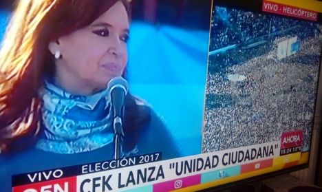 Cristina Fernández lanza Unidad Ciudadana