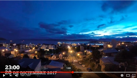 Publican un timelapse de la noche más corta