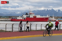 El buque antártico peruano Carrasco realiza una escala en Ushuaia