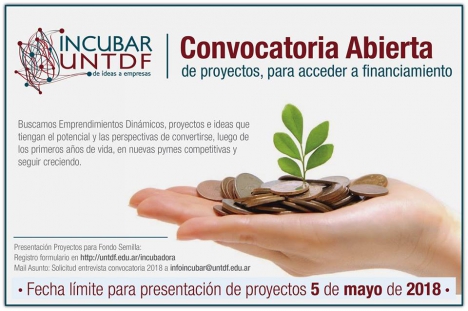 Convocatoria de proyectos para financiamiento