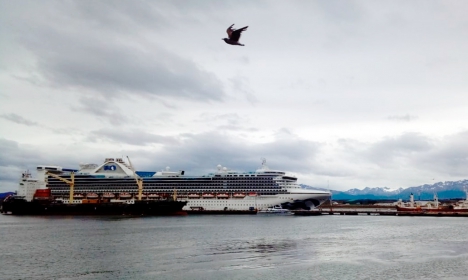 El crucero Star Princess arribó a Ushuaia