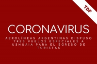 AerolÃ­neas programÃ³ tres vuelos para el egreso de turistas de Tierra del Fuego
