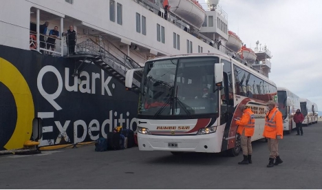 Evacuaron a los pasajeros del Ãºltimo crucero en rada