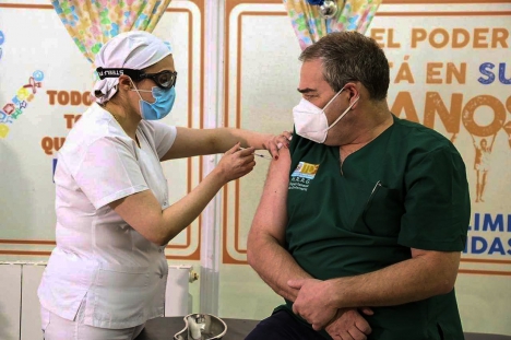 Tierra del Fuego comenzÃ³ la vacunaciÃ³n del personal de Salud