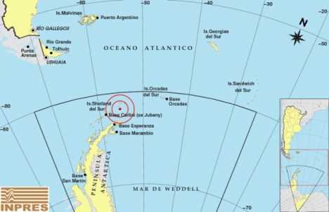 AntÃ¡rtida: se registrÃ³ un sismo de 7 grados a 1085 km de Ushuaia