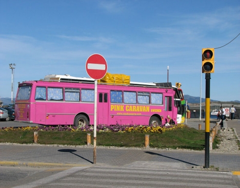 La Pink Caravan llegó a Ushuaia