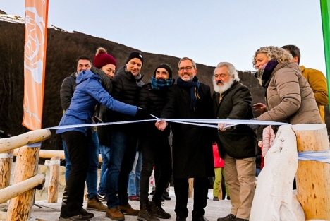 Autoridades nacionales y provinciales inauguraron el mirador "Paso Beban"